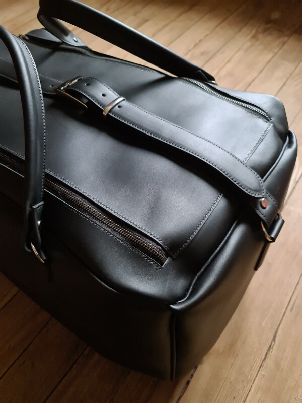 sac de voyage cuir sur-mesure Porsche 3